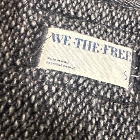 We The Free Forever Yours Cardi Faded Black Oversized Slouchy Cardigan Womens S - Picture 12 of 12